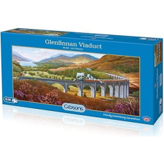 'Gibsons G4037 "Glenfinnan Viadukt finierzāģa puzle (636 gabali)