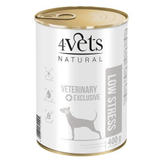 4vets natural low stress dog - wet dog food - 400 g