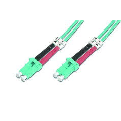 Fiber optic patch cord fo lc-lc mm 50/125 om3 duplex lsoh 3m