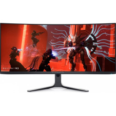 Monitors Alienware AW3423DW 34,1 collas izliekts nvidia g-sync ultimate 175hz oled qhd (3440x1440) /21:9/dp/2xhdmi/5xusb 3.2/3y aes&ppe