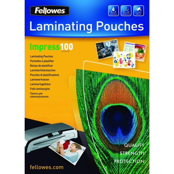 Fellowes laminating foil a4 100 mic. 100 pcs.