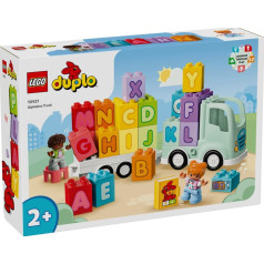 Duplo bloki 10421 kravas automašīna ar alfabētu