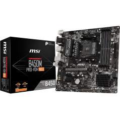 Motherboard b450m pro-vdh max am4 4ddr4 dvi/vga/hdmi uatx