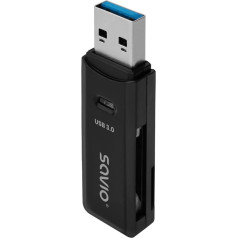 Savio SD karšu lasītājs, USB 3.0 ak-64