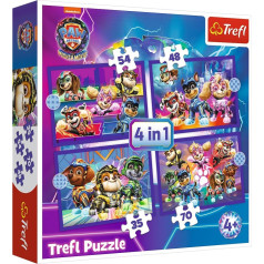 4in1 puzzle varoņi ķepu patruļa ķepu patruļa