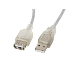 Lanberg ca-usbe-12cc-0018-tr cable (usb 2.0 m - usb 2.0 f; 1.8 m; white)