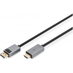 Displayport adaptera kabelis - hdmi 4k 30hz dp/hdmi m/m 3m