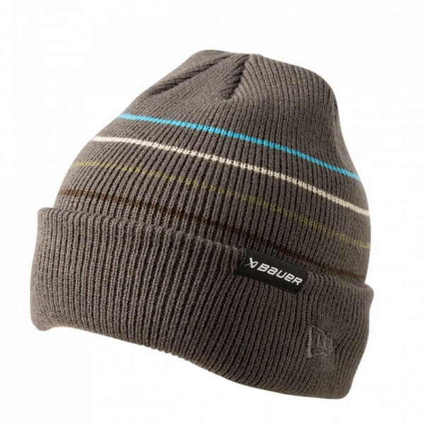 Bauer NE Striped Toque Jr 1062330 ziemas cepure / pelēka