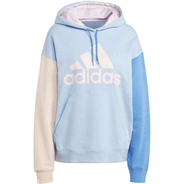 Adidas Essentials liels logotips, liela izmēra franču frotē kapucis W IC9870 / XL