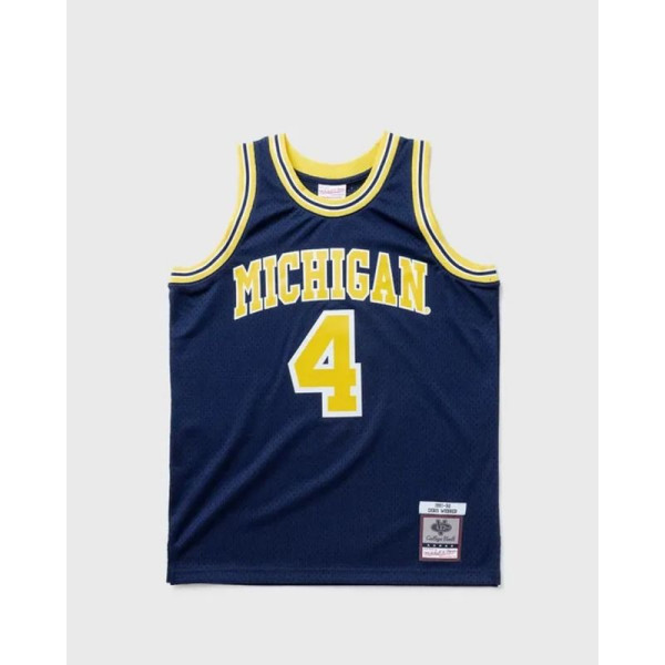 Mitchell & Ness Mitchell & Ness NCAA Swingman Road Jersey, Mičigana, 1991, Kriss Vēbers SMJY4437-UMI91CWEASBL / XL