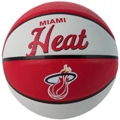 Basketbola bumba Wilson Team Retro Miami Heat Mini Ball Jr WTB3200XBMIA / 3