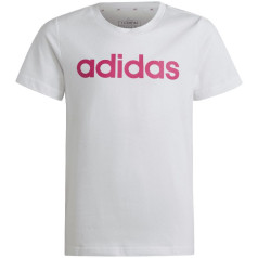 Adidas Essentials Linear Logo Cotton Slim Fit Tee Jr IC3150 / 164cm