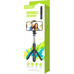 Kaku SIGA KSC-1143 bluetooth selfie stick | tripod with remote control (black)