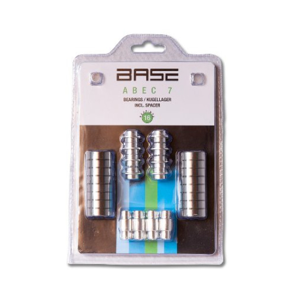 BASE Bearings ABEC 7 incl. Spacer - 16er
Blister Pack Pack