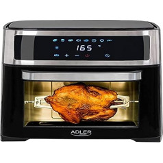 Adler Airfryer Oven AD 6309 Power 1700 W. Capacity 13 L. Stainless steel/black