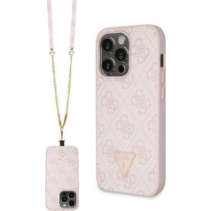 Guess Crossbody 4G Metal Logo Back Case for Apple iPhone 15 Pro