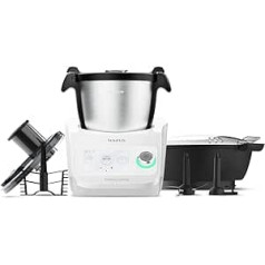 Taurus Trending Cooking daudzfunkcionāls virtuves kombains ar Wi-Fi, 1600 W, skārienekrāns, 28 funkcijas, 8 programmas, 120°C, iebūvēti svari, 3,5 l bļoda, visi piederumi, recepšu grāmata