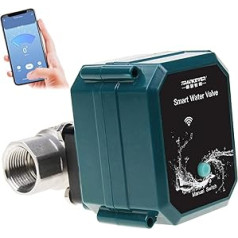 FROGBRO Zigbee ūdens vārsta vadība, bezvadu ūdens taimeris, automātisks laistīšanas taimeris, IP67 ūdensizturīgs, barošana ar USB, vadība, izmantojot viedtālruni, savietojams ar Alexa Google Home