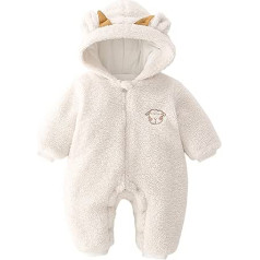 Baby Kapuzenjacke Winter: Baby Kapuzenjacke Winterjacke mit Kapuze Kleinkind Jumpsuit Outwear Schneeanzug Strampler Winter Overall Jacke Outwear Warm Schlafstrampler Jumpsuit für Baby-Mädchen Jungen