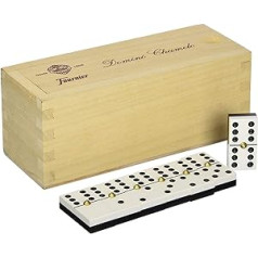 Furnjē — Domino CHAMELO CELULOIDE HOLZBOX BRAUN (F06573)