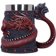 Nemesis Now Red Dragon Coil Tankard 16cm