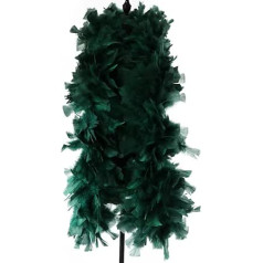 Fearafts Large Turkey Feather Boa for Crafts - 6ft Long 10-14