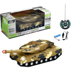 R/C tank vehicle with light and sound