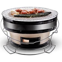 KANBUN Carbon-Backofen Kommerzieller Retro-Hard Home Outdoor BBQ Schlammbraten Fleisch Grill Charbroiler Werkzeugpfanne Divkāršs komforts