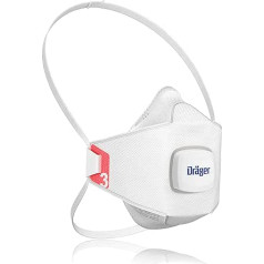 Dräger X-plore 1930 V FFP3 Respirator Mask with Valve Disposable Dust Mask Against Toxic Dust / Smoke / Pathogens / Aerosols