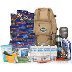 Comfort 4 - Survival bag for 4 persons - ensures 72 hours supply after a disaster - with high-quality equipment, food and drink - incl. lights and first aid kit