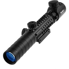 Paike 3-9x32 šautenes tēmēklis ar sarkanu/zaļu punktu apgaismotu vizieri ar 11 mm/20 mm