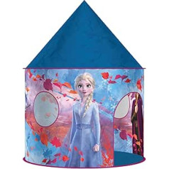 John 75118A Disney My Starlight Palace Frozen 2 rotaļu telts ar rotējošu disko gaismu, zila