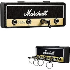 Key Holder Wall Mounted Guitar Amplifier Key Hook for Music Lovers Marshall JCM800 Keyring Including 4 Pieces Key Ring