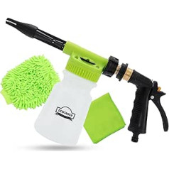 DEWINNER Car Wash Foam Cannon, Foam Blaster, Quick Release Soap Washing Gun, Quick Connect to Garden Hose, Snow Foam Lance, Car Wash Sprayer with Cleaning Kit