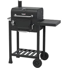 TAINO Hero Smoker Small BBQ Grill Trolley Charcoal Grill Fireplace Stand Grill Smoker Oven Grill Grate