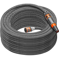 Gardena Liano Life 18455-20 Textile Hose 1/2 Inch, 25 m Set: Highly Flexible Garden Hose Made of Textile Fabric, with PVC Inner Hose, No Bending, Lightweight, Weather-Resistant (18455-20),