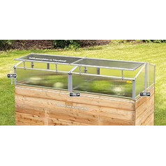 JUWEL 20443 Thermal Cold Frame (siltumnīca/termālā māja) piemērots paaugstinātai gultai 2 x 1 m