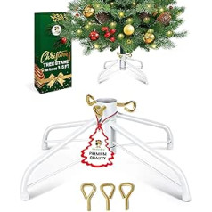 Artificial Christmas Tree Stand Replacement for Trees Up to 5ft Height - Foldable Metal Christmas Tree Stand Artificial Tree Base 18