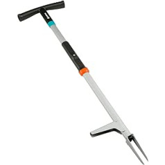 Gardena Weed Cutter for Efficient Weed Removal with Ejector, Hardened Steel, Duroplast Coated (03518-20)