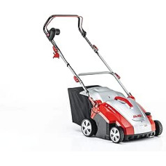 AL-KO Combi Care 36 E Comfort Electric Scarifier 36 cm Working Width, 1500 W Motor Power, for Lawn Areas up to 800 m2, Working Depth Adjustable to 5 Positions Centrally, includes Collector bag and fan roller.