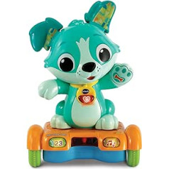 VTech Play & Chase kucēns, interaktīva mazuļa rotaļlieta ar 2 spēles režīmiem, mazuļa muzikāla rotaļlieta ar dziesmām, skaņām un frāzēm, Baby Walker piemērots zēniem un meitenēm no 12 mēnešiem +