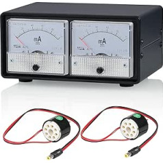 8 kontaktu divvirzienu strāvas zondes testera mērītājs EL34 KT88 6L6 6V6 6550 KT66 caurulei
