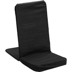 Backjack Folding Black Floor Chair, Normal