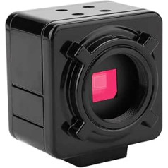 5MP mikroskopa kameras diskdzinis USB 2.0 bezmaksas rūpnieciskā okulāra kamera ar 0,5X CCD adapteri, mikroskopu