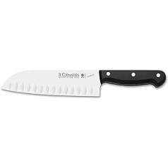 3 Claveles Forge - Santoku Küchenmesser geriffelt, 18 cm