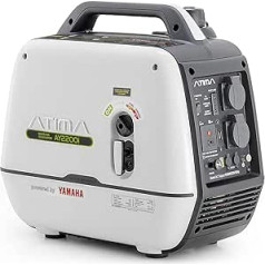 ATIMA Inverter Generator Portable Petrol Generator 2100 W, 4-Stroke Petrol Power Generator, Quiet Generator Petrol with Yamaha Mz80 Engine USB and 230 V Sockets, Emergency Generator for Home, Garden