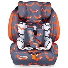 Cosatto Judo Child Car Seat Group 1/2/3, 9-36 kg, 9 months-12 years, ISOFIX, Forward Facing, Removable Harness, Reclines (Mister Fox)