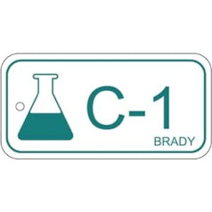 BRADY Anhänger für Energiequellen ? Chemie ENERGY TAG-C-1-75X38MM-PP/25 138428