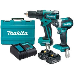 18v 2x3.0ah dlx2142s kombinētais komplekts makita