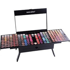 FantasyDay Make-up Geschenkset Multifunkcijas Kosmetik Makeup Palette mit Lidschatten Palette, Lippenstift, Concealer, Puder, Rouge, Pinsel, Wimperntusche - Schmink Kit für Gesicht, Augen und Lippen